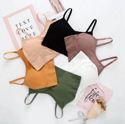 ￼【READY STOCK】Seamless Sport Bra Women Push Up Bra Lingerie Sport/Fitness/Yoga/Jogging Underwear Teenager Bra运动内衣 女孩内衣 4pcs