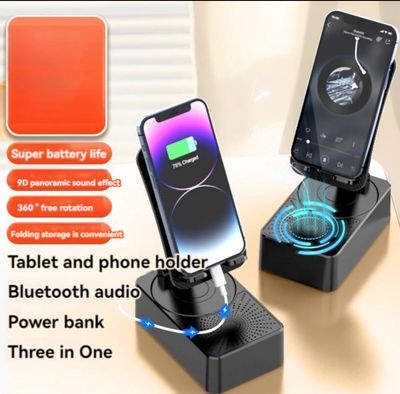 ￼[kobgxx] Multifunctional Mobile Phone Desk Holder with Sound Amplifier Foldable Adjustable Phone Holder Phone Stand for Desk Office Bedroom Home