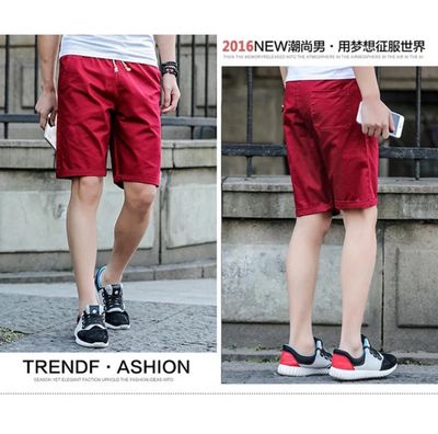 ￼【M-5XL】100% Cotton Seluar Pendek Lelaki Men Shorts Casual Short Pants Men Sport Shorts Cropped Shorts男短裤