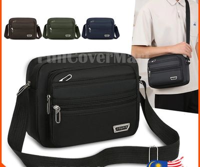￼(BAG71) Shoulder Bag Sport Waist Bag Crossbody Bag Beg Pinggang Lelaki Bags Men 2pcs