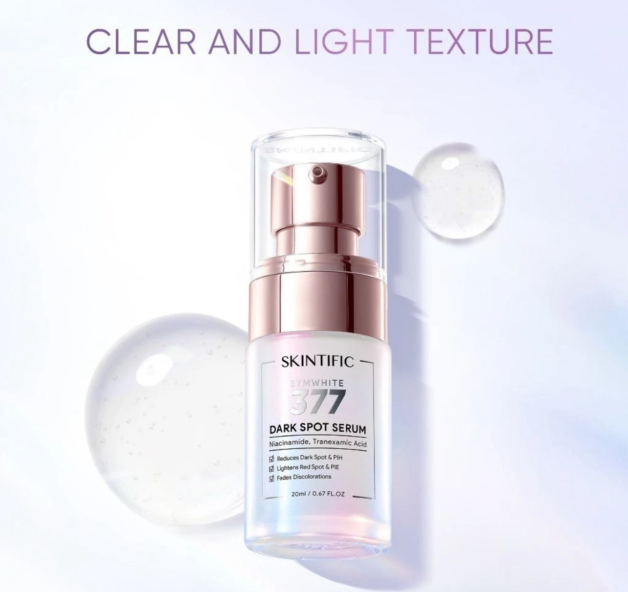 ￼[100% Ori] SKINTIFIC SymWhite 377 Dark Spot Serum With Niacinamide Brightening Serum Whitening Glowing Reduce Redness