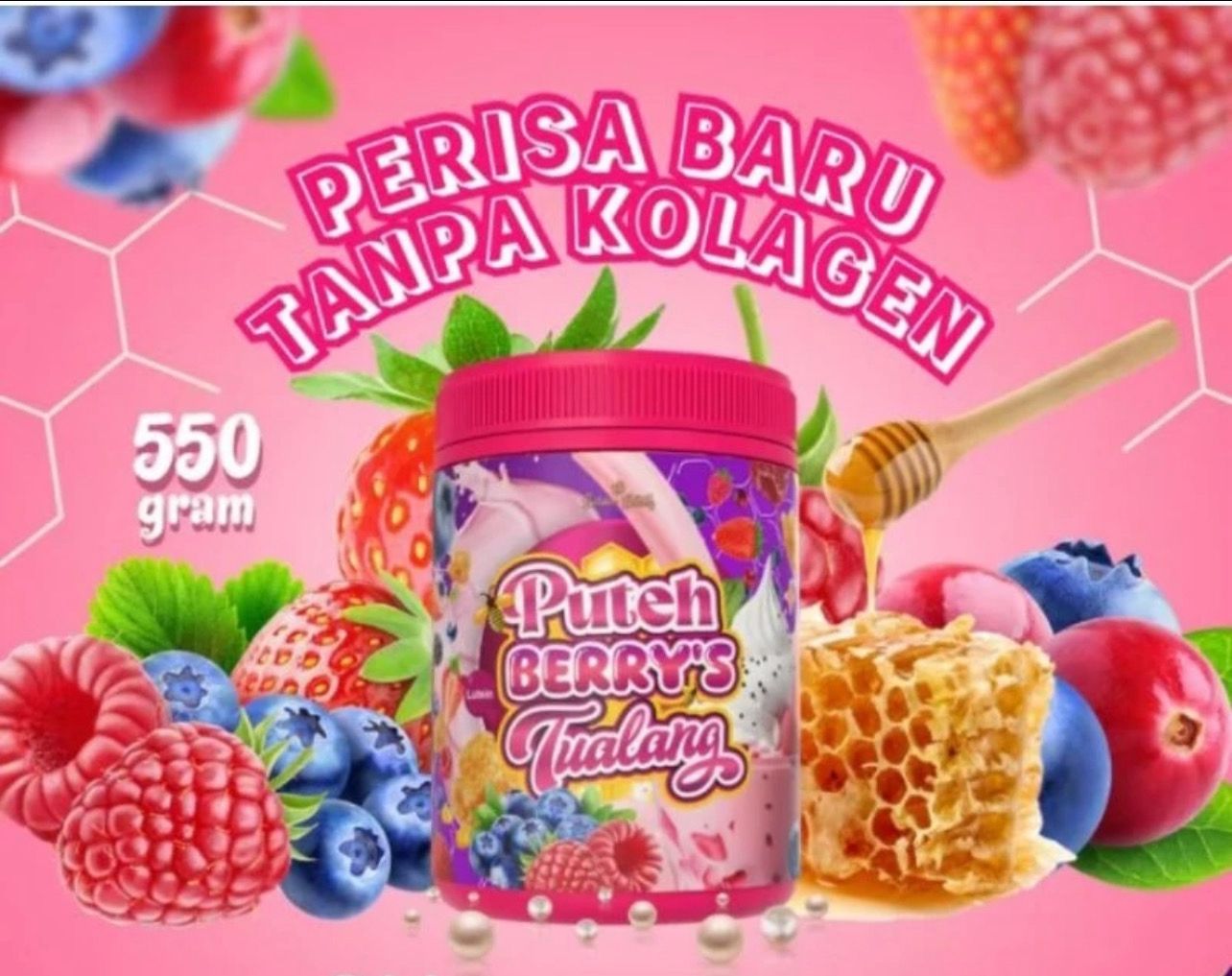 ￼PUTEH BERRYS TUALANG Botol Besar. Skin Whitening - Beauty Supplement fruity flavored #putehedition #datinlyanahassan #le