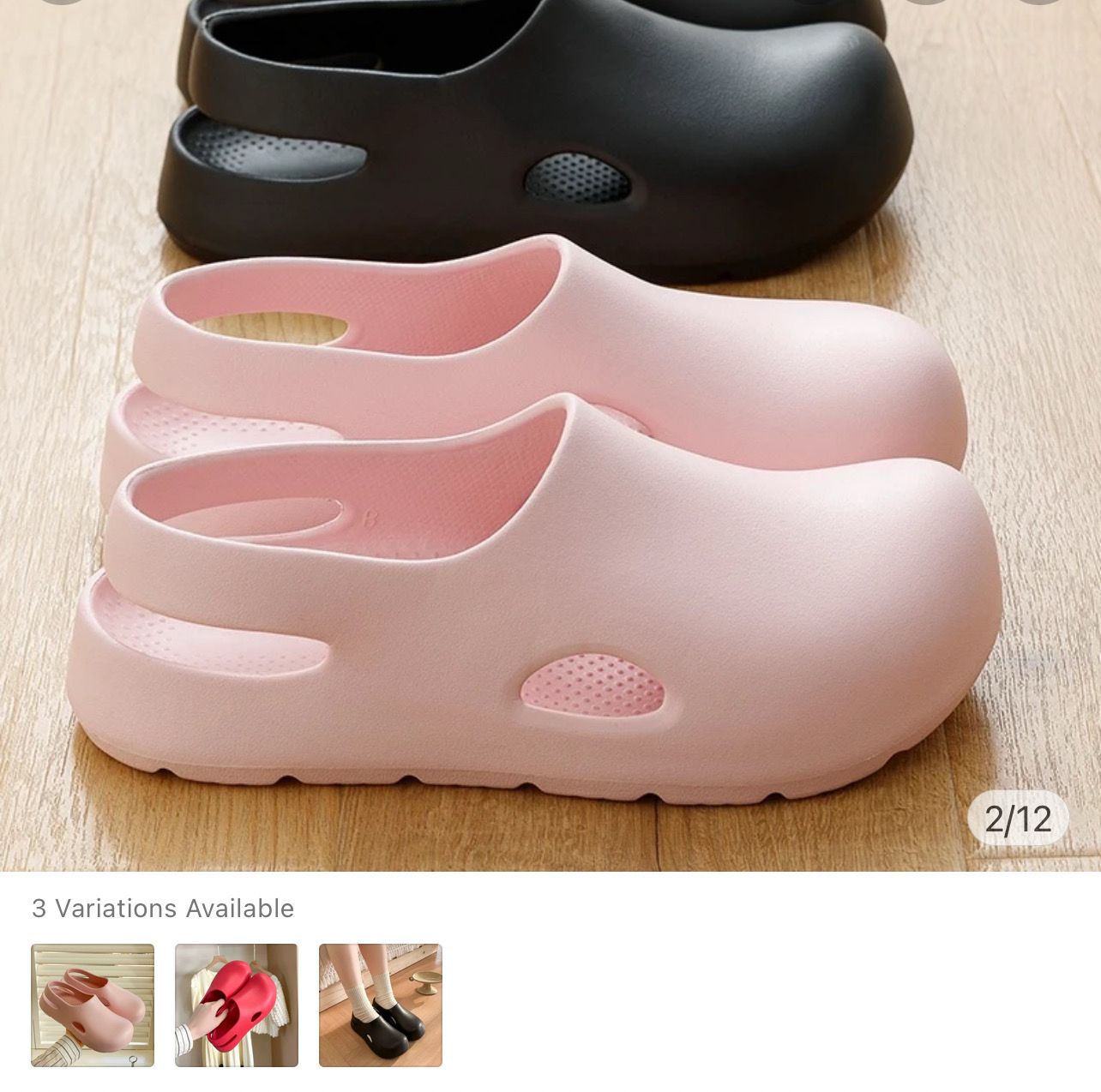 ￼Slippers, toe caps, perforated shoes for women, fashionable, non slip, cute, summer beach wear