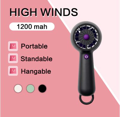 ￼Handheld small fan super powerful wind power, USB charging, mini portable, student dormitory, office desktop, silent
