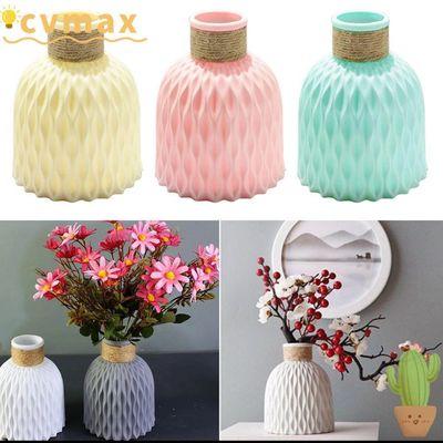 ￼CYMX Imitation Ceramic Vase Modern Nordic Style Home Decoration Flower Pot 3pcs