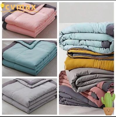 ￼CYMX Cooling Blanket, Double Sided Cold Effect Conditioning Quilt, Breathable Solid Color Spring Summer Cooler Quilt