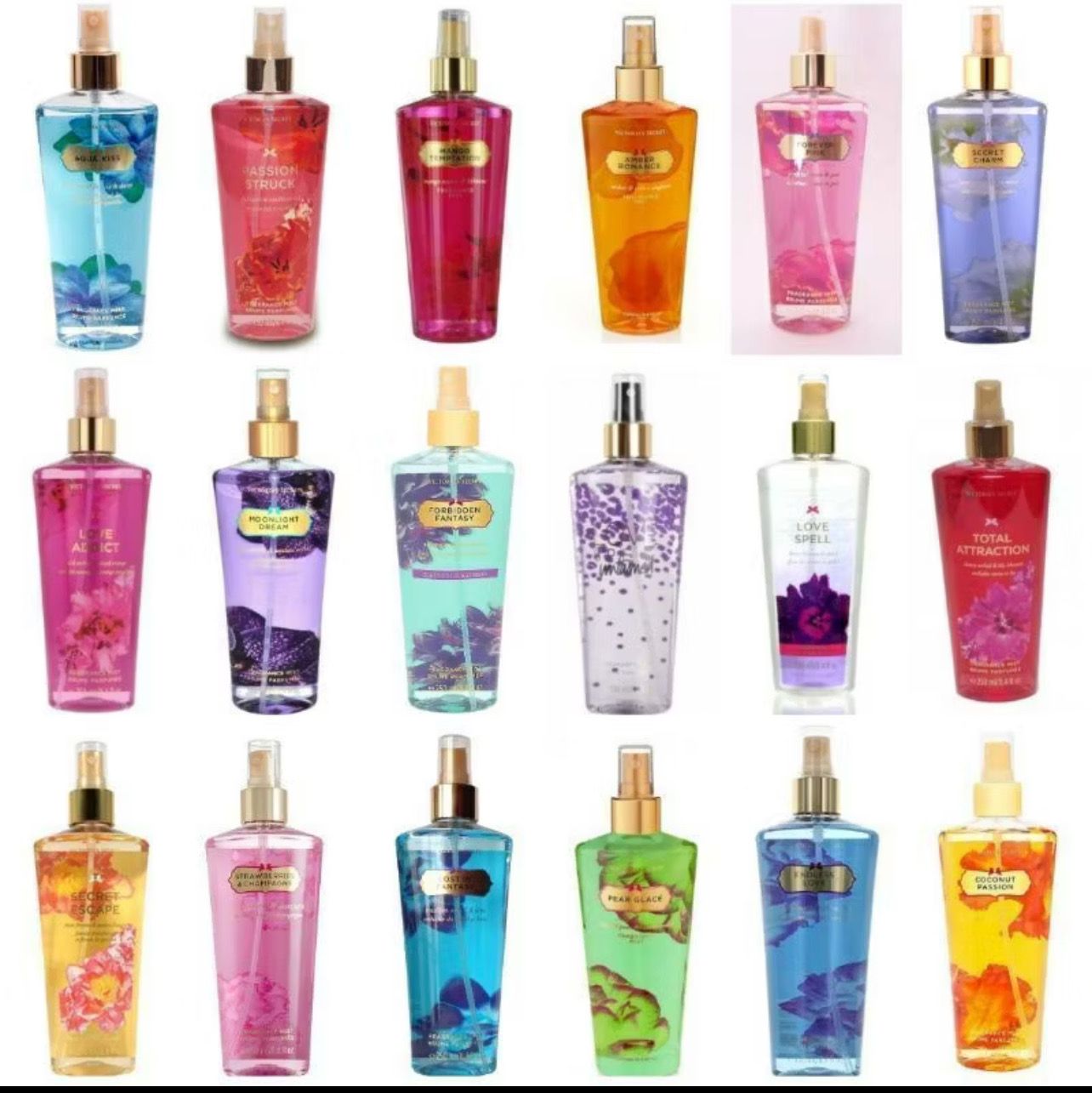 ￼Victoria&#39;s Secret Fragrance Mist &amp; Fragrance Lotion Collection 250ML-236ML [ Clearance stock ] 3bottle