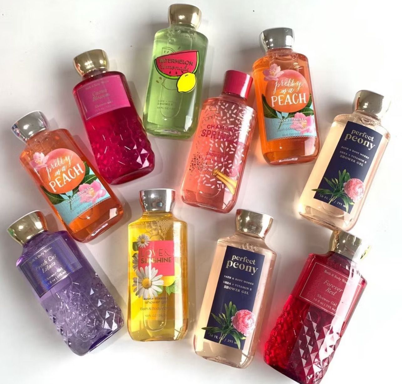 ￼New Arrival Bath &amp; Body Works Shower Gel Collection 295ml 2bottle