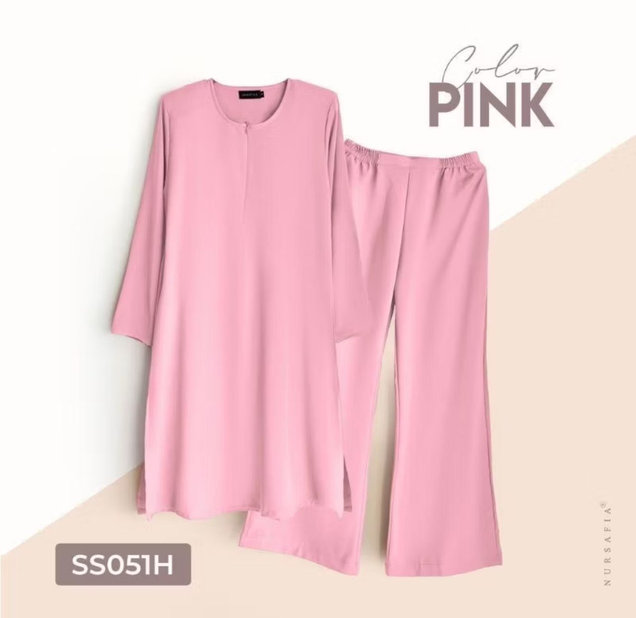 ￼Muslimah Wear Set Blouse &amp; Palazzo (READY STOCK)