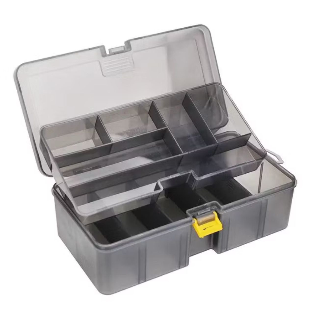 ￼WEIHE Wholesale gun color double-sides lures waterproof bait plastic fishing tackle box free 50pcs fishing connector