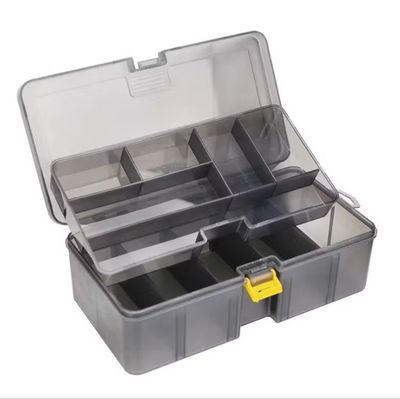 ￼WEIHE Wholesale gun color double-sides lures waterproof bait plastic fishing tackle box free 50pcs fishing connector