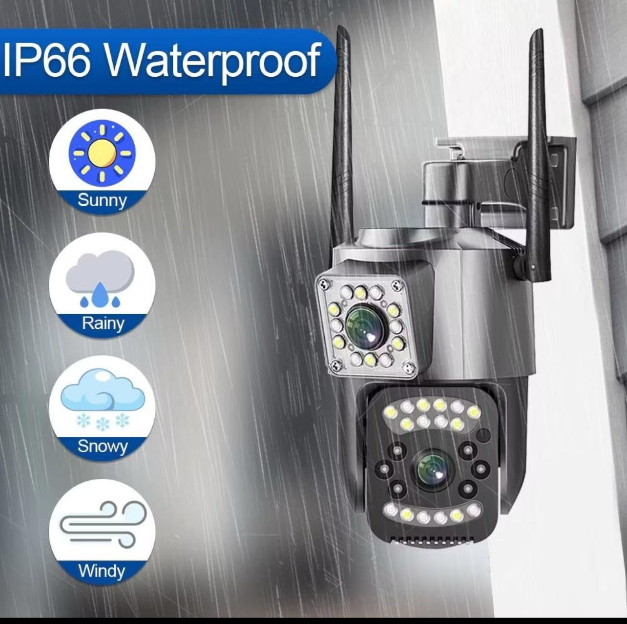 ￼V380Pro CCTV camera WIFI wireless outdoor IP security camera 4K 8MP color night vision viewing two-way call CAMERA