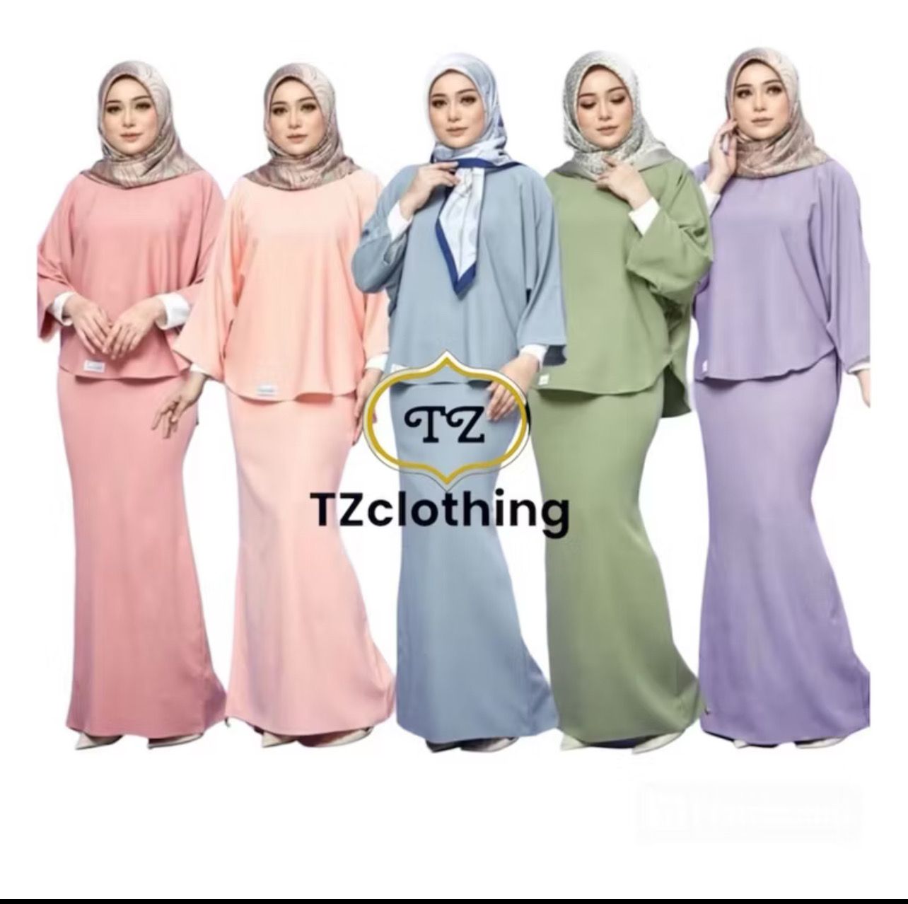 ￼kurung kaftan butterfly baju kurung Alissa moden muslimah fashion  TZclothing
