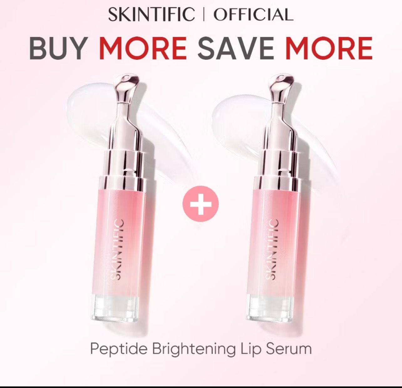 ￼[New Launch] SKINTIFIC Peptide Brightening Lip Serum Brighten Even Smoothen Lip Balm lip mask lip treatment lip butter 2pcs