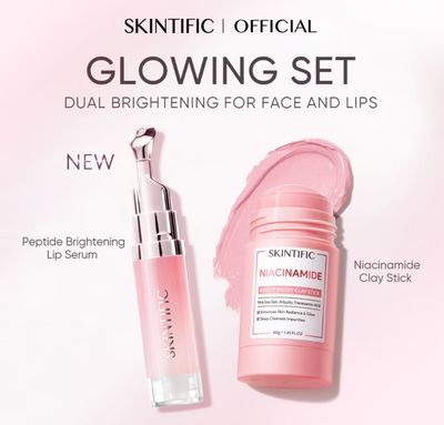 ￼[New Launch] SKINTIFIC Peptide Brightening Lip Serum Brighten Even Smoothen Lip Balm lip mask lip treatment lip butter