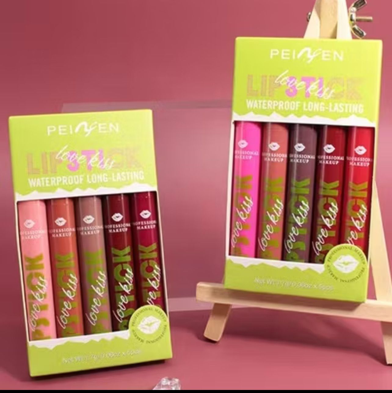 ￼Peiyan Peinifen Waterproof Long Lasting Makeup Cosmetic Lipstick [ 5pcs ] 2set