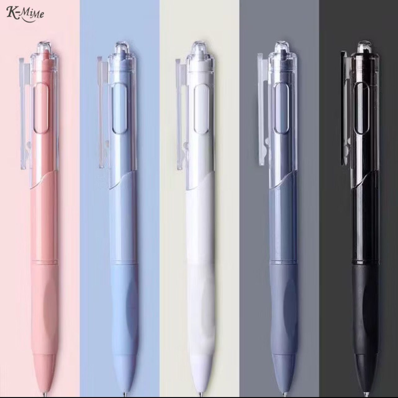 ￼Retractable Gel Pen 0.5mm School Stationery Material 20pcs