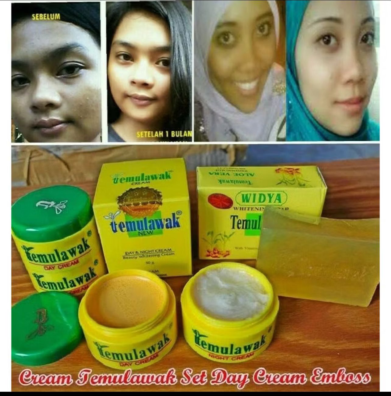 ￼Temulawak Skincare 5 In 1 Sabun Set Menghaluskan dan menutrisi kulit wajah 2set