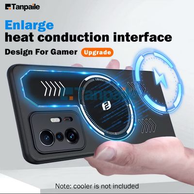 ￼Tanpaile Cooling Case For Xiaomi MI 11T Pro 10T 12T Redmi K30S K50 Ultra Bumper Heat Dissipation Phone Back Cover Capa Casing Funda 【Upgrade】
