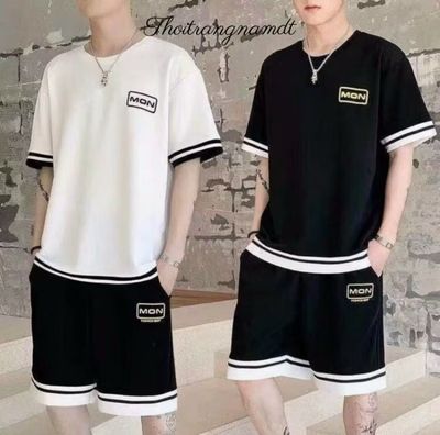 ￼Hazard Men&#39;s Sports Set, gym clothes, cool elastic fabric, sesame, dynamic and fashionable (S-XL)