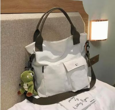 ￼Canvas Bag Shouider Bag Classy Sling Bag Tote Bag Shoulder Bag Bag Wanita Women Bag 大容量 加厚 单肩包 斜跨包