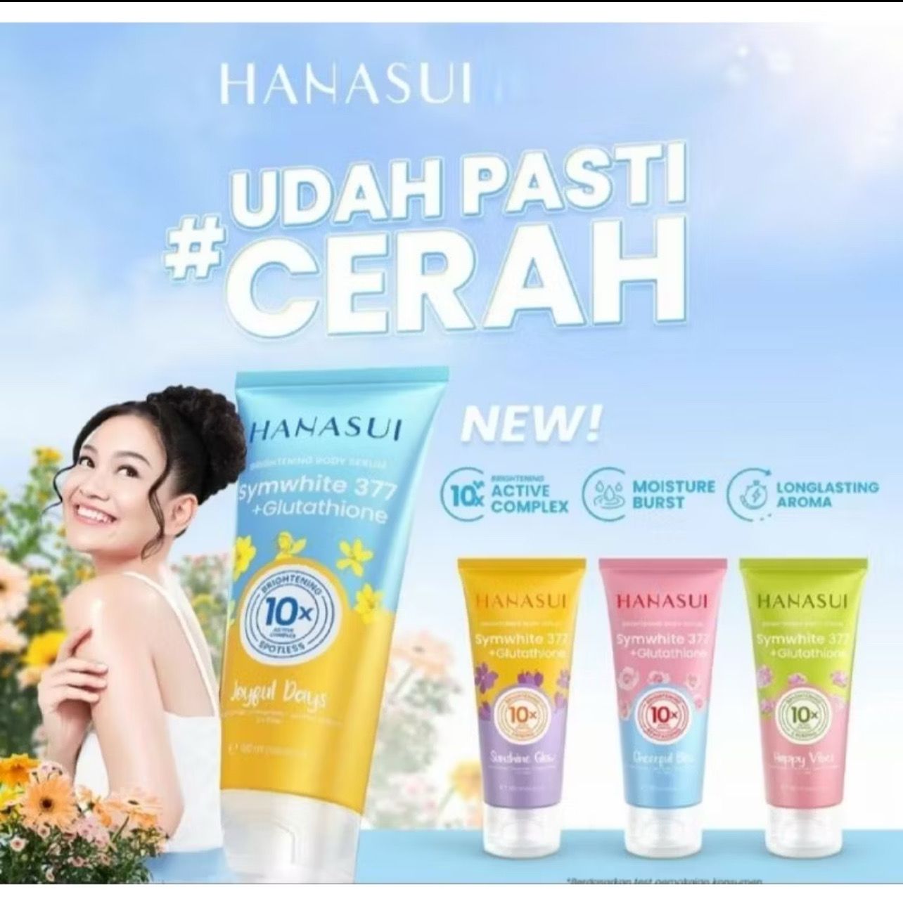 ￼Hanasui Brightening Body Serum + Body Scrub