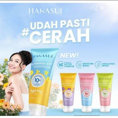 ￼Hanasui Brightening Body Serum + Body Scrub