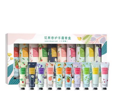 Hand Cream gift set Plant Extracts Moisture Hand Cream set Perfumed Hand Essence Hand Cream gift set Lotion Gift set护手霜 1set