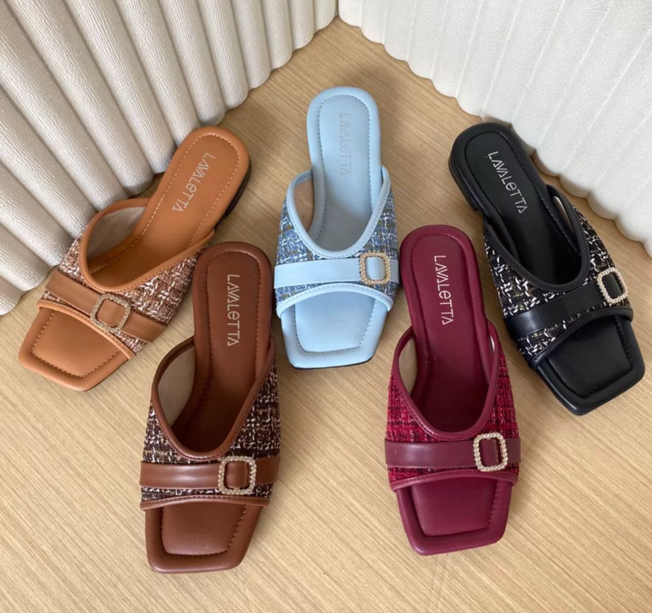 Lavaletta_id • Freya Women&#39;s Teplek Sandals 1cm Heel $10.00