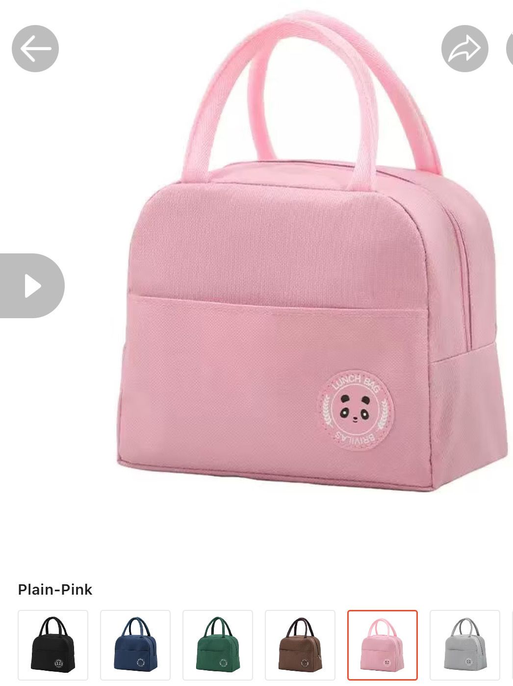 ￼《Mega Deal》Cartoon Animal Insulated Lunch Bag Reusable Lunch Box Bag Thermal Bag Suitable For Adults Children 4pcs $10.00