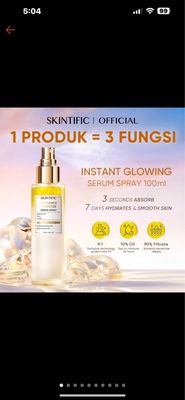 ￼&lt;NEW！&gt;SKINTIFIC Radiance Booster Serum Spray Facial Oil Strengthen Skin barrier Intensive Hydration|Dry Skin $19 (promo)