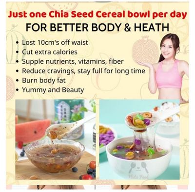 ￼【ORIGINAL】OU FEN LOTUS CHIA SEED NUTS CEREAL FRUIT ROSE RED DATES OSMANTHUS AKAR TERATAI DIET美粥食客 藕粉 桂花坚果 OUFEN 1 tin $10.00