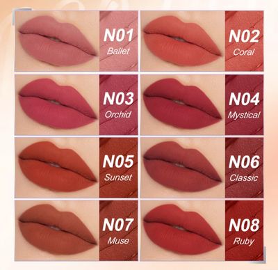 ￼Promo 2pcs $18.00 SACE LADY Lipstick Lipmatte 24H Lasting Lipstick Waterproof Tahan Lama Gincu Tahan Lama 24 Jam 8 Colors