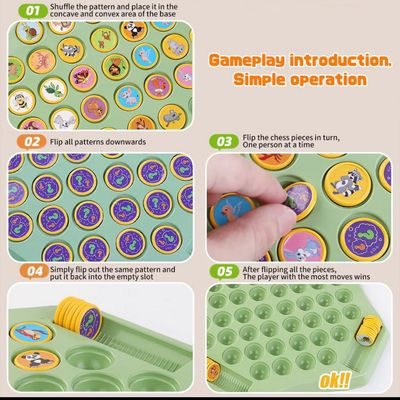 ￼2set $10.00 - Memory Flip Chess Intelligence Toy Board kids flipping chess match Children&#39;s Educational Toys 儿童对战棋翻翻乐