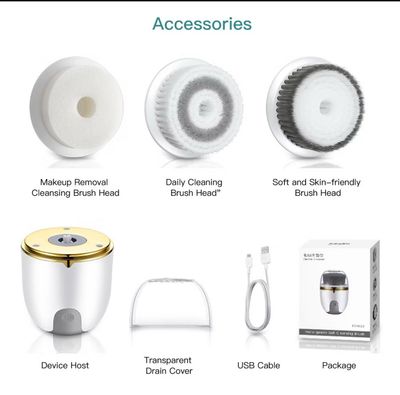 ￼$14.00 - Usb Rechargeable Waterproof Electric Cleansing Device Facial Cleansing Brush