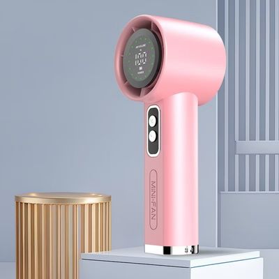 $10.00【 LCD 100-Speed 】3600mAh Portable USB Mini Fan kipas mini kipas tangan Mini Fan Rechargeable Handheld Fan Leafless Fan