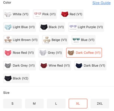 6pcs $10.00 - [S-3XL][Lamoda]ICE SILK Seamless Panties Women&#39;s Underwear