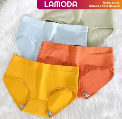 8pcs $10.00 - [M-2XL][Lamoda]MICHELLE Women Underwear Panties Cotton Breathable Sexy Panty Simple Female Briefs Intimate