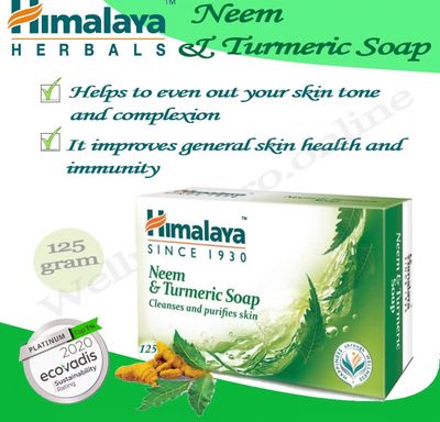 2pcs $10.00 [NEW STOCK : AUG 2026 ] Himalaya Neem &amp; Turmeric soap 75g/125g