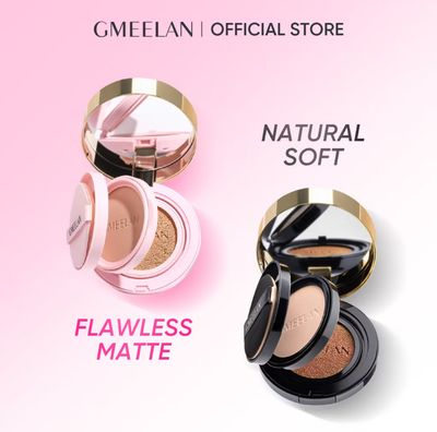 Set Combo - $27.00 ￼[New launch] GMEELAN BLACK TRUFFLE HIGH COVER CUSHION-12H Flawless Matte Cushion&amp;GMEELAN Black Truffle Air Cushion