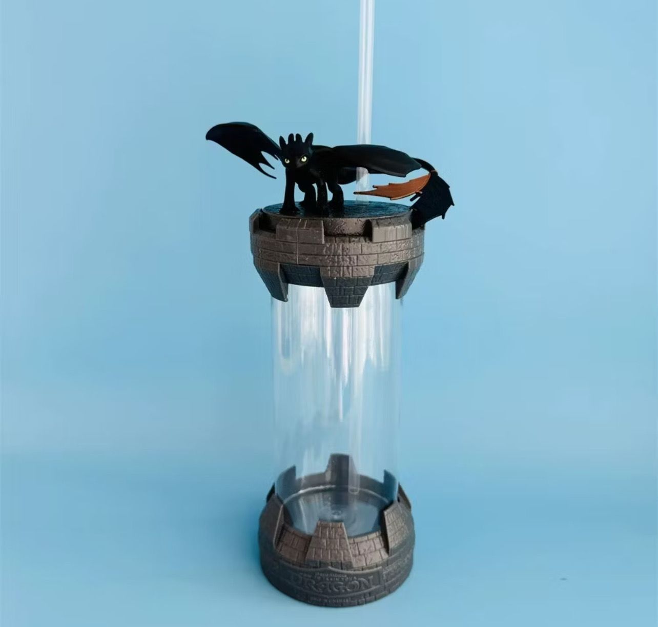 $29.00 - ⚡In Stock⚡ 2025 How to Train Your Dragon Movie Water Cup Popcorn Bucket Toothless Dragon Straw Cup Figurine Cup