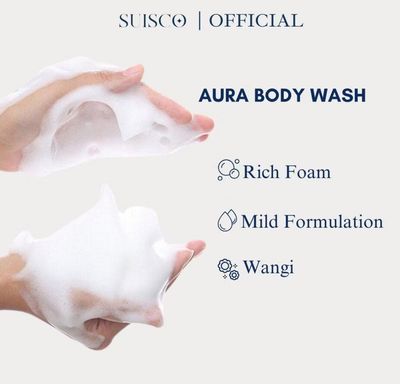 2pcs $10.00 - SUISCO | Aura Body Wash 500ml Sabun Mandi Penaik Aura Wangi