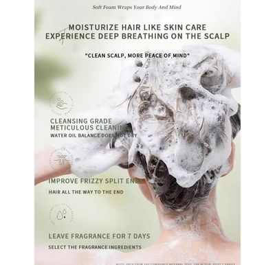 $10.00【LingLing】Jobes Amino acid anti-dandruff Fluffy Moisturizing hydrating shampoo