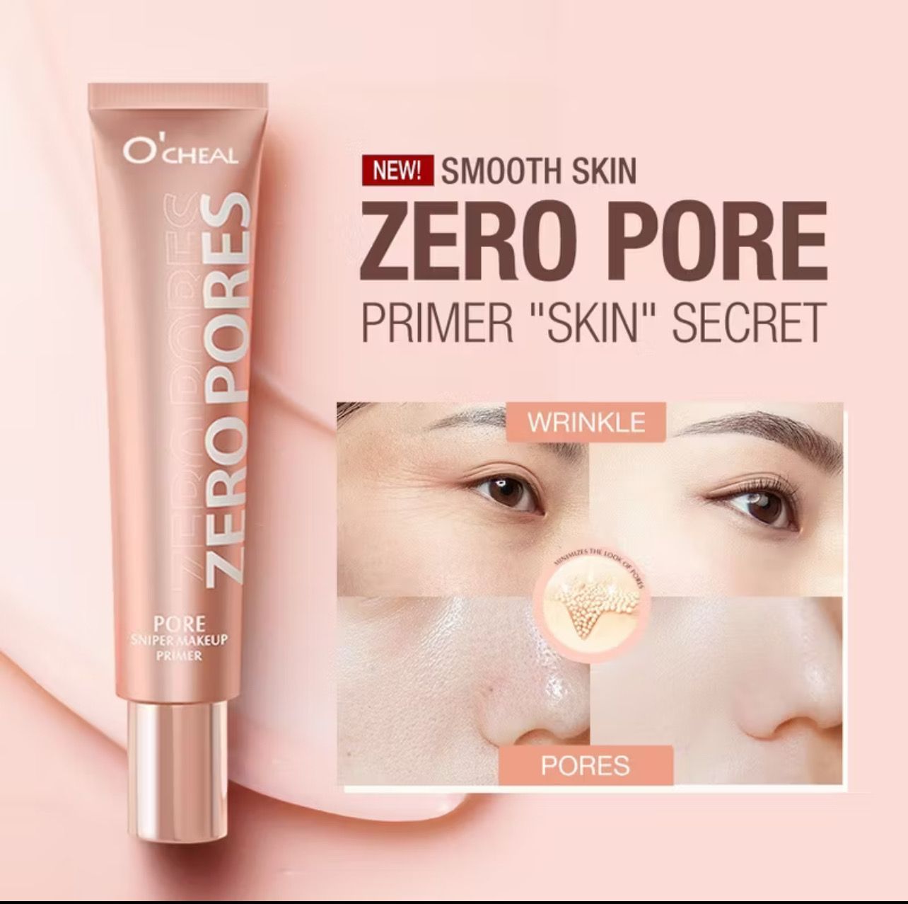 5pcs $10.00 - Der j&amp;Ocheal Anti-Pore Blurring Makeup Primer: Pore Minimizing, Oil Control, Smoothing, Long-Lasting, Matte Finish - Professional Makeup Base, Skin Perfecting