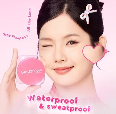 $16.00 ￼【NEW LAUNCH】Glad2Glow Perfect Blur&amp;Cover Loose Powder Oil Control Long-Lasting Matte Flawless High coverage Face Bedak