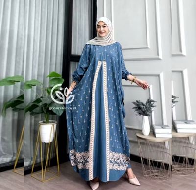 $13.00 ￼Sakina Kaftan by Batik AW Busui Super Jumbo LD 170 Batik Rayon Premium Cool Thick Comfortable
