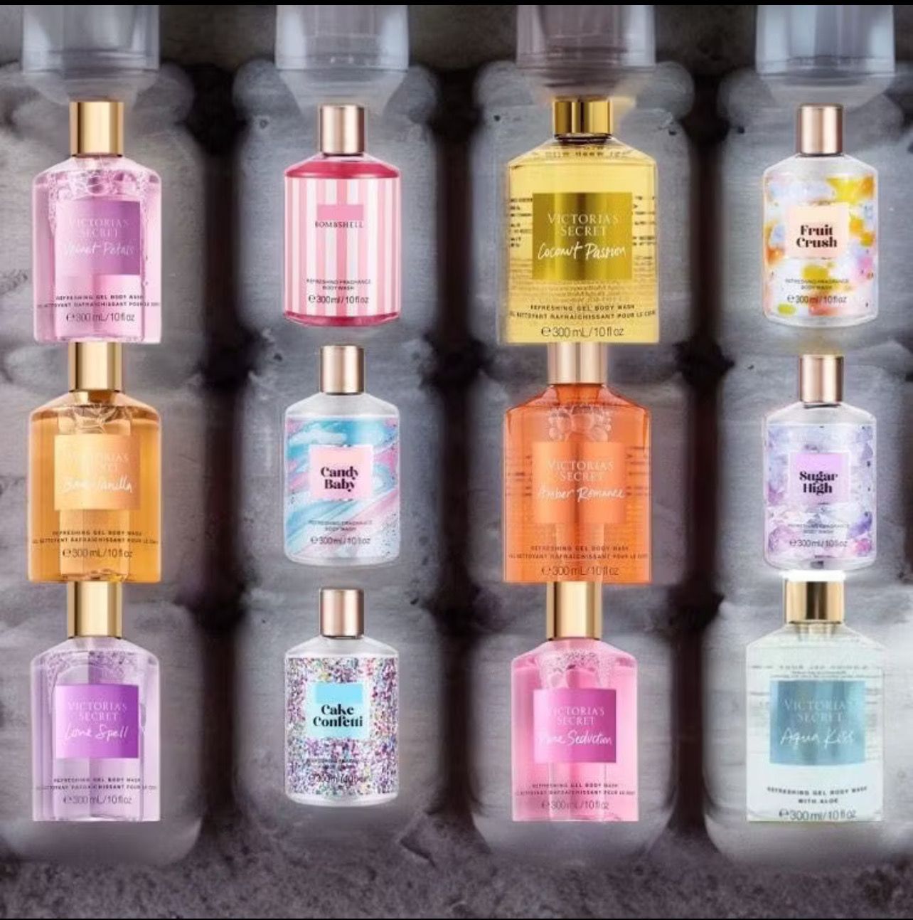 2bottle $10.00 12 jenis 300ml Victoria Secret Syampu badan /Body Shampoo /Shower Gel cake coffeti/boomshell