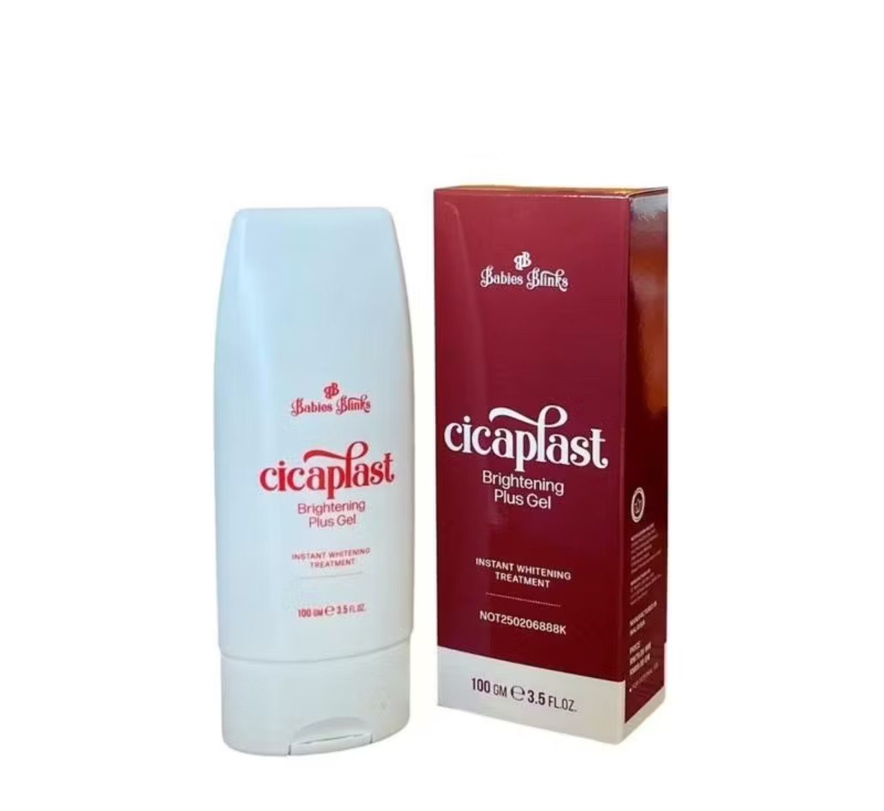 $22.00 PUTEH CICAPLAST GEL MENCERAH 100G - GEL KRIM PENCERAH - Babies Blinks Datin Lyanaz Hassan. Edisi Terhad sementara stok masih ada. #datinlyanaz #babiesblink #putehedition #cicaplast