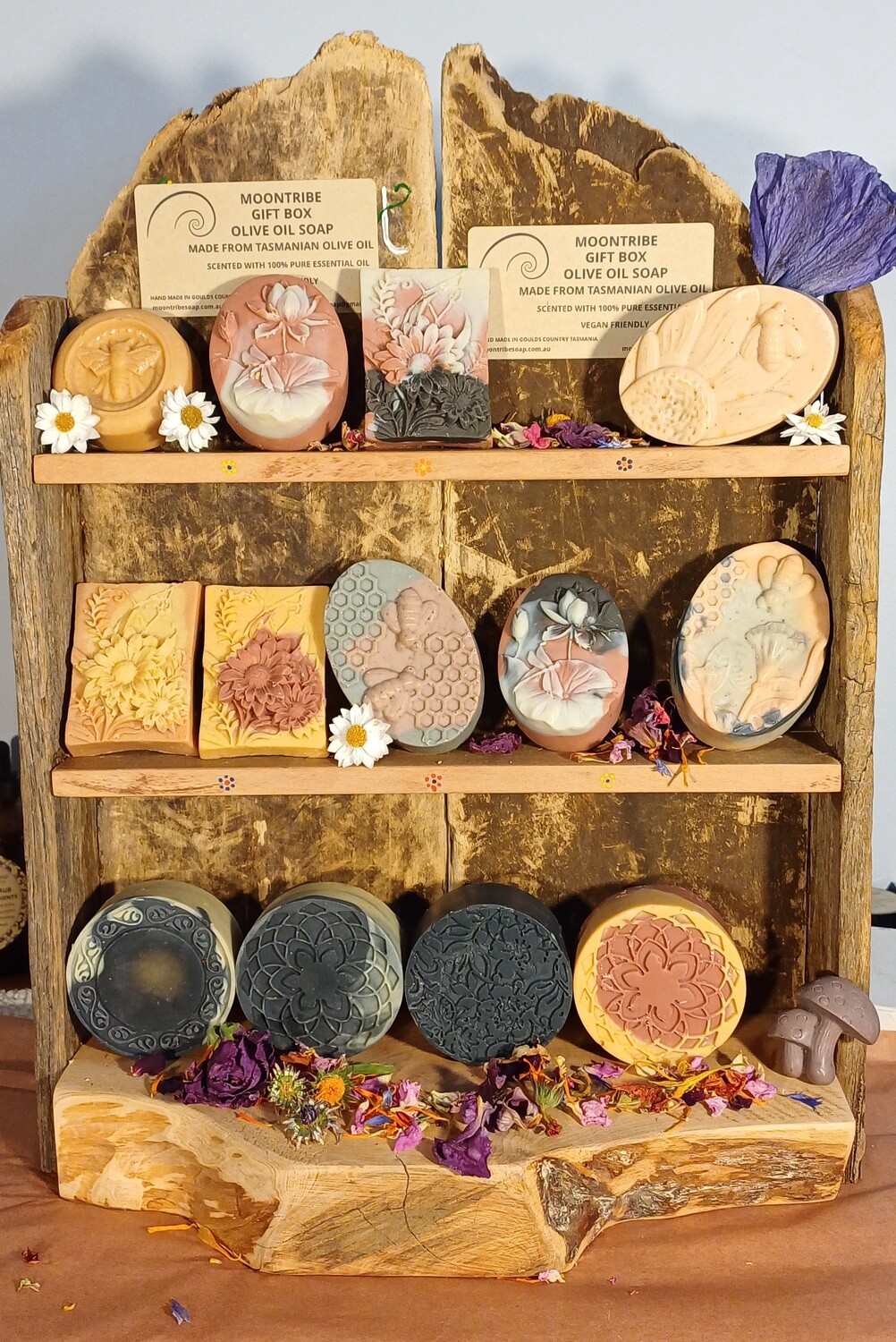 Moontribe Garden Olive Oil Soap Gift Box