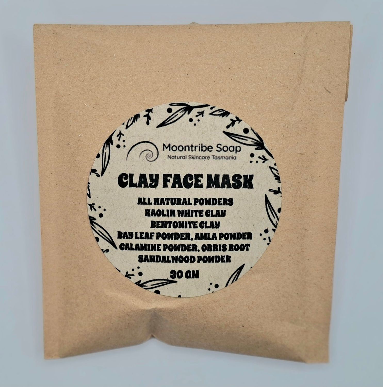 Clay face mask